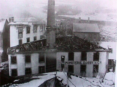Incendie des moulins Bossy, le 12 février 1919.