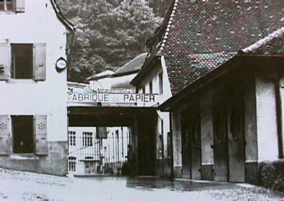 Entrée des fariques (photo prise en 1930)